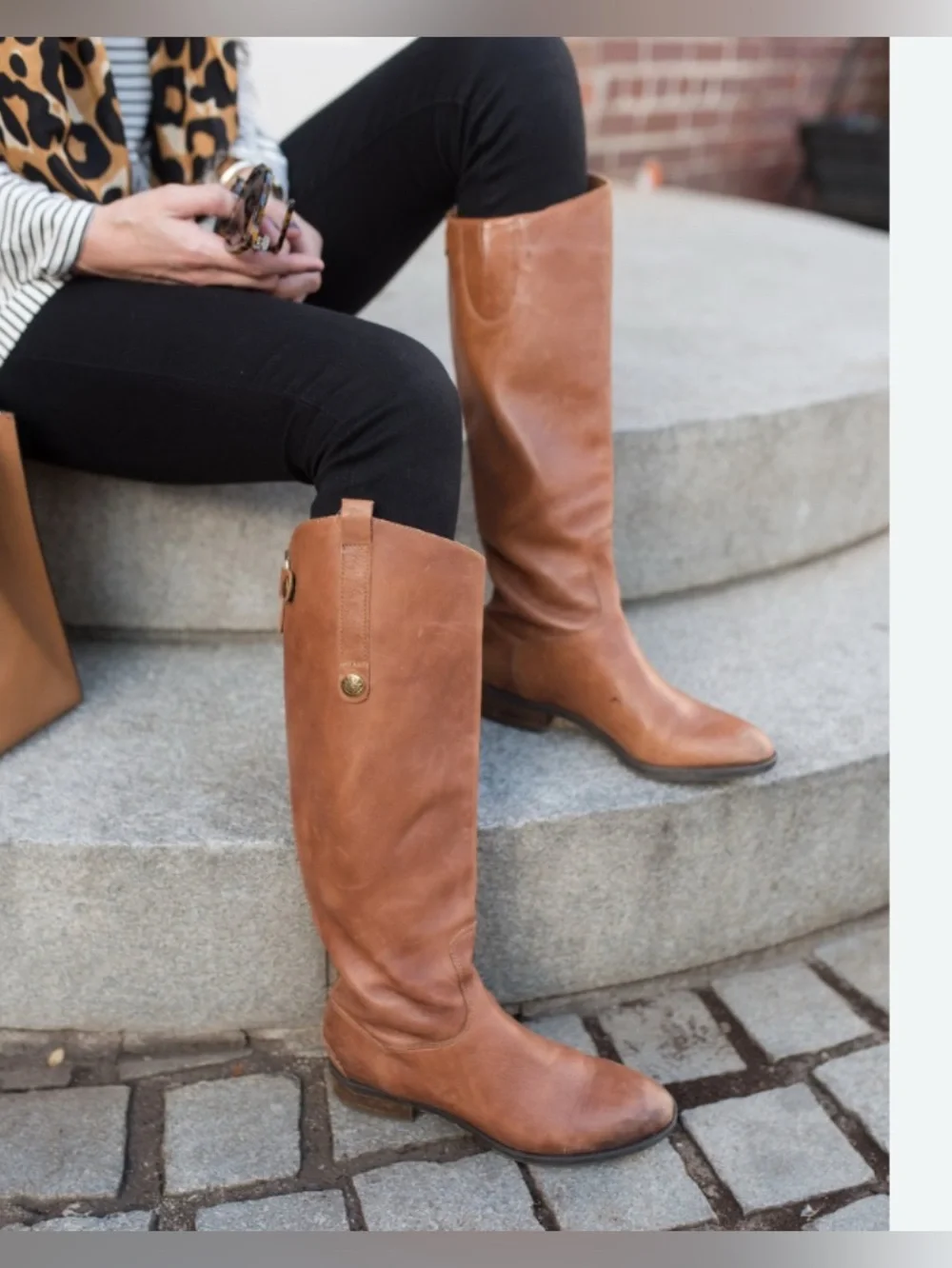 Sam Edelman Penny Leather Riding Boot Over the Knee Boots Women’s Size 5 (NWOT)